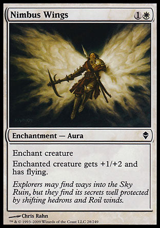 Nimbus Wings (Zendikar) Medium Play Foil