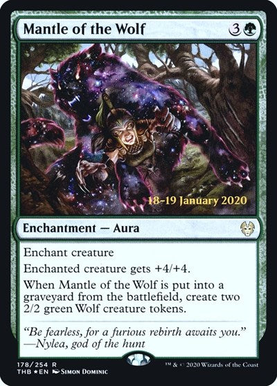 Mantle of the Wolf (Promos: Prerelease Cards) Near Mint Foil