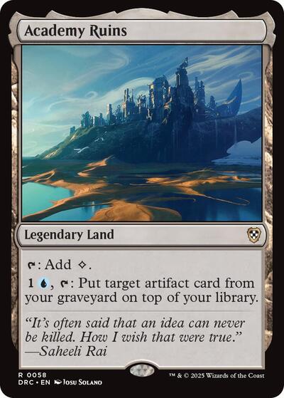 Academy Ruins (Commander: Aetherdrift) Light Play