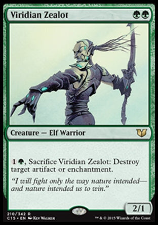 Viridian Zealot (Commander 2015) Medium Play