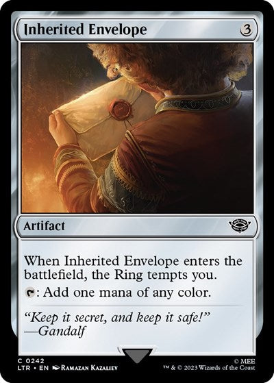 Inherited Envelope (Universes Beyond: The Lord of the Rings: Tales of Middle-earth) Medium Play Foil