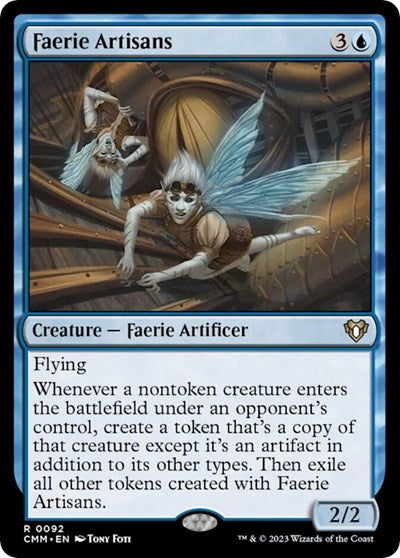 Faerie Artisans (Commander Masters) Light Play