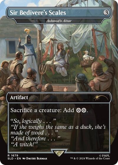 Sir Bedivere's Scales - Ashnod's Altar (Secret Lair) Near Mint Foil
