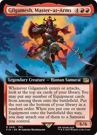 Gilgamesh, Master-at-Arms (Extended Art) (Universes Beyond: FINAL FANTASY) Near Mint