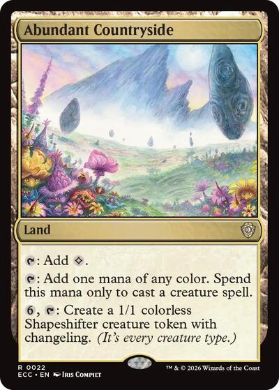 Abundant Countryside (Commander: Lorwyn Eclipsed) Light Play