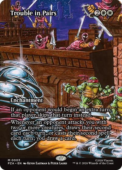Trouble in Pairs (Borderless) (Teenage Mutant Ninja Turtles Eternal-Legal) Near Mint Foil