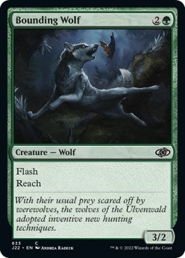 Bounding Wolf (Jumpstart 2022) Medium Play
