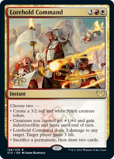 Lorehold Command (Promos: Prerelease Cards) Near Mint Foil