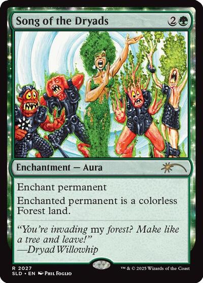 Song of the Dryads (2027) (Secret Lair) Light Play