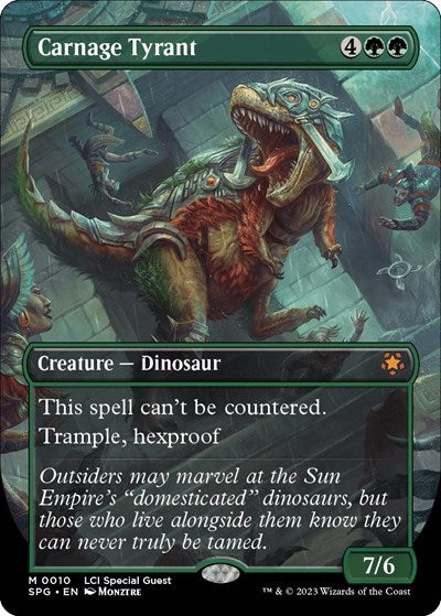 Carnage Tyrant (Borderless) (Special Guests) Damaged / Poor Foil