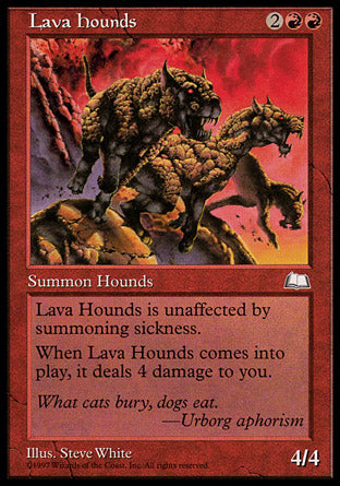 Lava Hounds (Weatherlight) Light Play