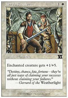 Hero's Resolve (Classic 6th Edition) Light Play
