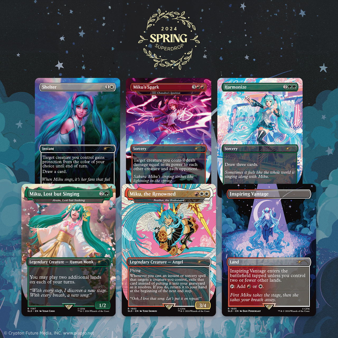 Secret Lair Drop x Hatsune Miku: Sakura Superstar