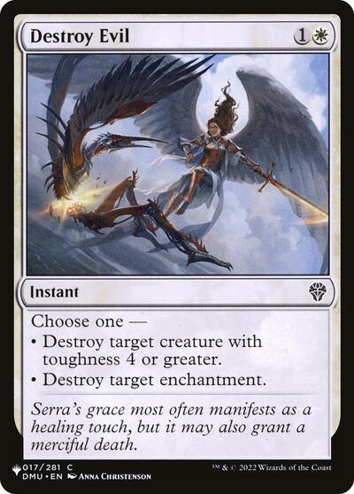 Destroy Evil (The List) Near Mint