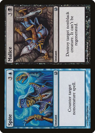 Spite / Malice (Duel Decks: Ajani vs. Nicol Bolas) Light Play