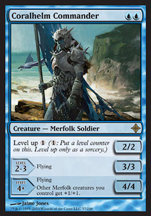 Coralhelm Commander (Rise of the Eldrazi) Medium Play Foil