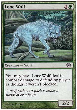 Lone Wolf (8th Edition) Near Mint Foil
