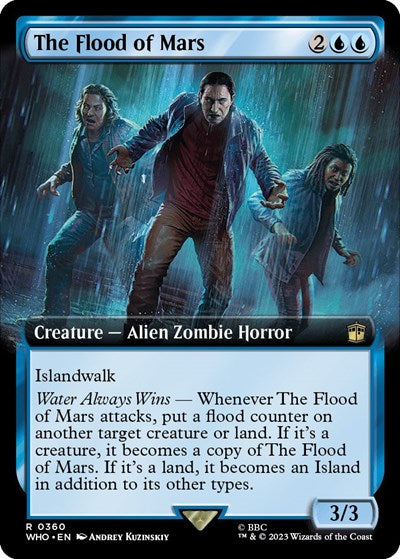 The Flood of Mars (Extended Art) (Universes Beyond: Doctor Who) Near Mint