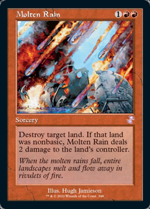 Molten Rain (Time Spiral Remastered) Near Mint Foil