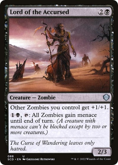 Lord of the Accursed (Commander 2022 Starter Decks) Light Play