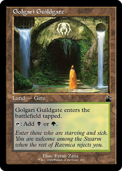 Golgari Guildgate (Retro Frame) (Ravnica Remastered) Medium Play