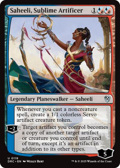 Saheeli, Sublime Artificer (Commander: Aetherdrift) Medium Play