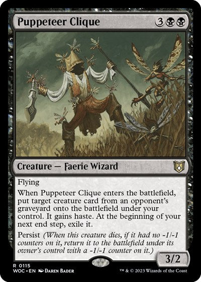 Puppeteer Clique (Commander: Wilds of Eldraine) Near Mint