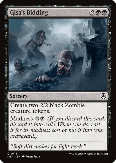 Gisa's Bidding (Innistrad Remastered) Light Play