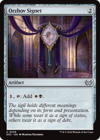 Orzhov Signet (Commander: Duskmourn: House of Horror) Near Mint