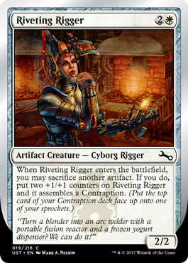 Riveting Rigger (Unstable) Light Play