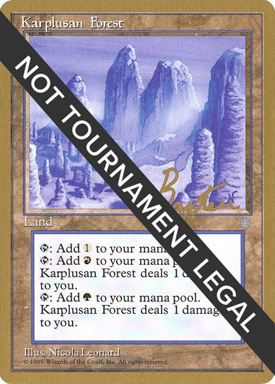 Karplusan Forest - 1996 George Baxter (ICE) (World Championship Decks) Medium Play