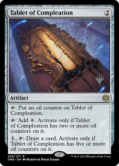 Tablet of Compleation (Promo Pack: Phyrexia: All Will Be One) Near Mint
