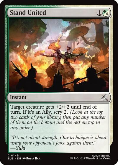 Stand United (Avatar: The Last Airbender: Eternal-Legal) Near Mint Foil