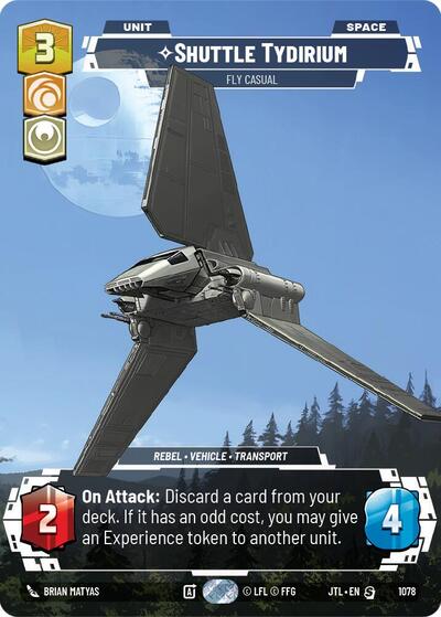 Shuttle Tydirium Fly Casual (Prestige Foil) (Jump to Lightspeed) Near Mint Foil