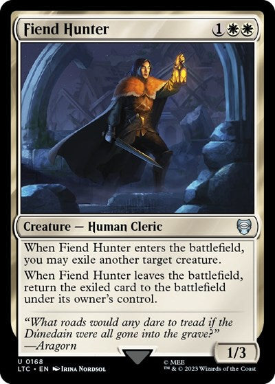 Fiend Hunter (Commander: The Lord of the Rings: Tales of Middle-earth) Light Play