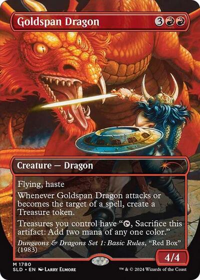 Goldspan Dragon (Secret Lair) Near Mint