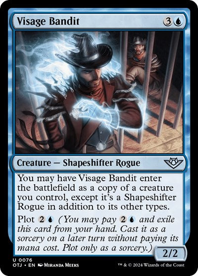 Visage Bandit (Outlaws of Thunder Junction) Medium Play Foil
