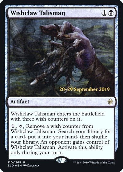 Wishclaw Talisman (Promos: Prerelease Cards) Medium Play Foil