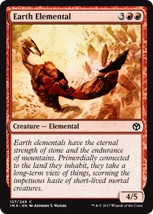Earth Elemental (Iconic Masters) Medium Play Foil