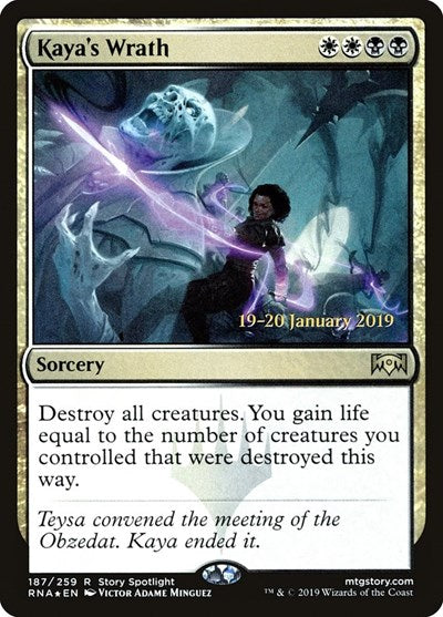 Kaya's Wrath (Promos: Prerelease Cards) Near Mint Foil