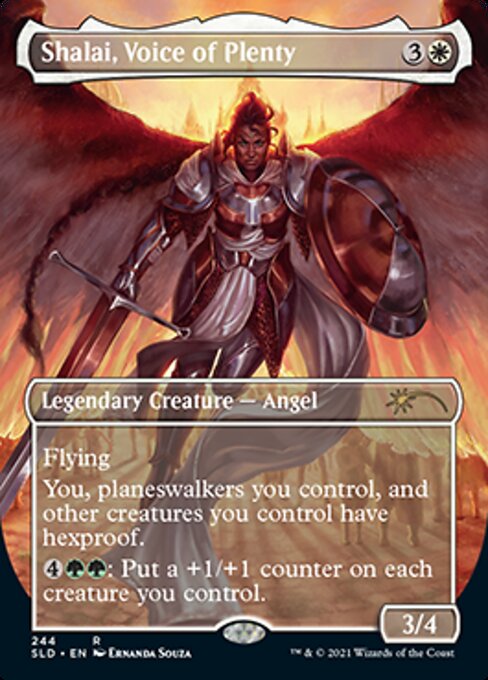 Shalai Voice of Plenty (Secret Lair) Light Play Foil