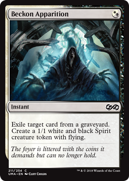 Beckon Apparition (Ultimate Masters) Light Play Foil