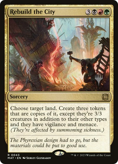 Rebuild the City (Promo Pack: The Lost Caverns of Ixalan) Near Mint Foil