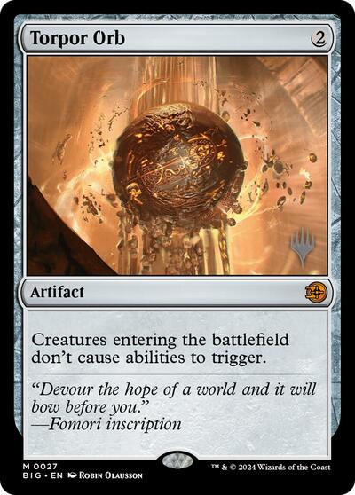 Torpor Orb (Promo Pack: Lorwyn Eclipsed) Near Mint