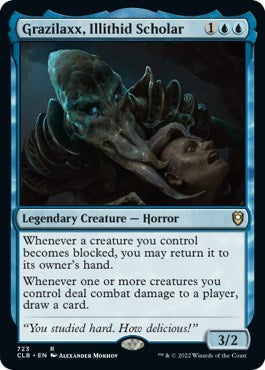 Grazilaxx, Illithid Scholar (Commander Legends: Battle for Baldur's Gate) Near Mint