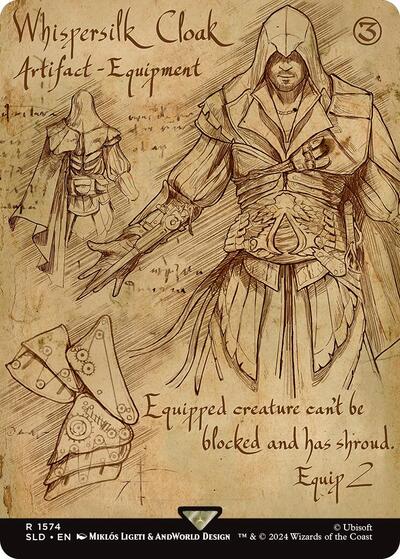 Whispersilk Cloak (Secret Lair) Near Mint