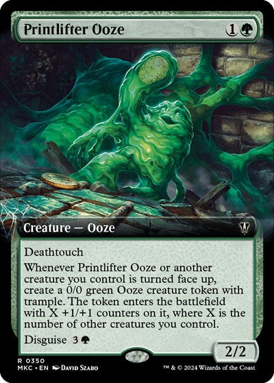 Printlifter Ooze (Extended Art) (Commander: Murders at Karlov Manor) Near Mint