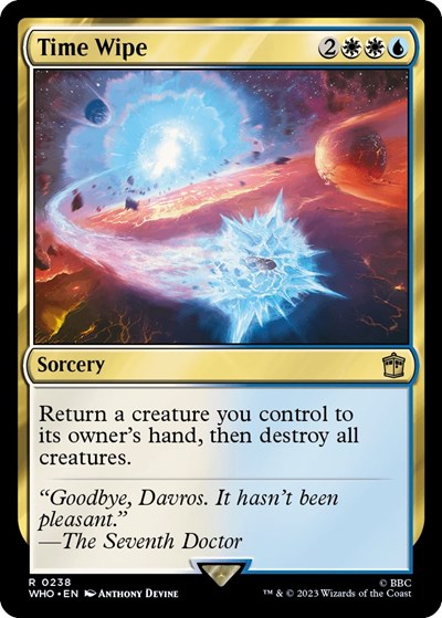 Time Wipe (Universes Beyond: Doctor Who) Light Play Foil