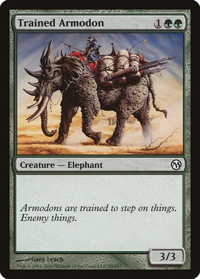 Trained Armodon (Duels of the Planeswalkers) Medium Play