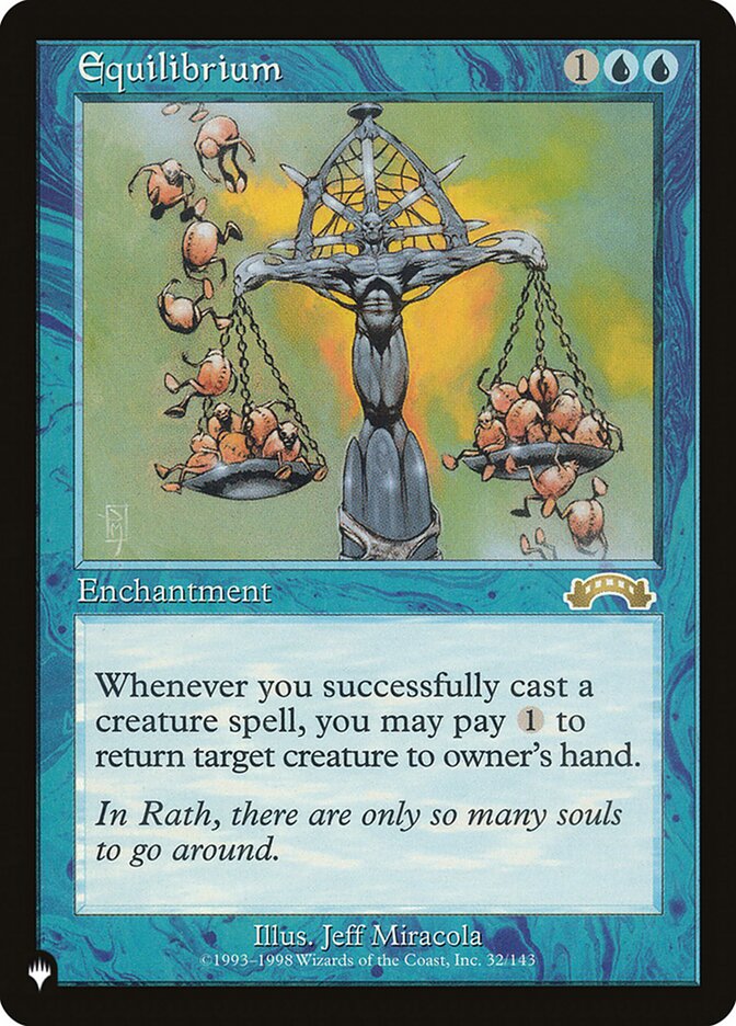 Equilibrium (The List) Near Mint